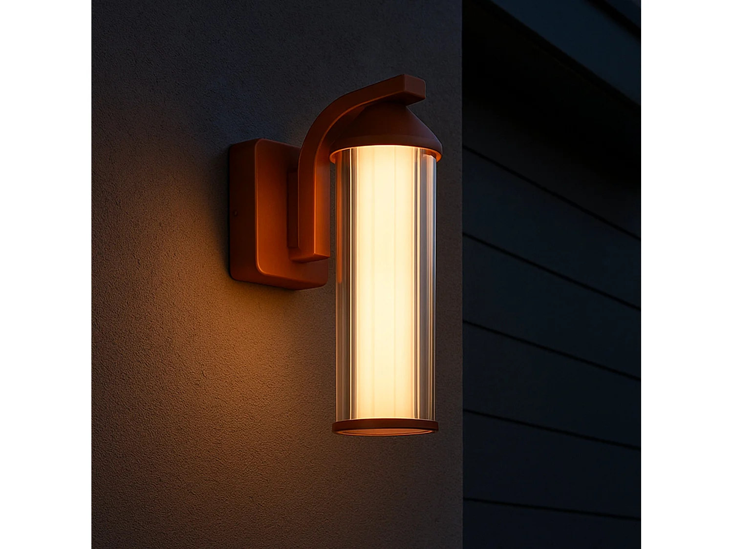 Applique murale d'extérieur BRISA rouille E27 H26cm