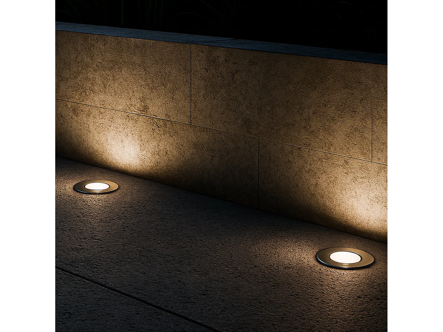 3 Spots Solaires encastrables SOLPOOL 100LM