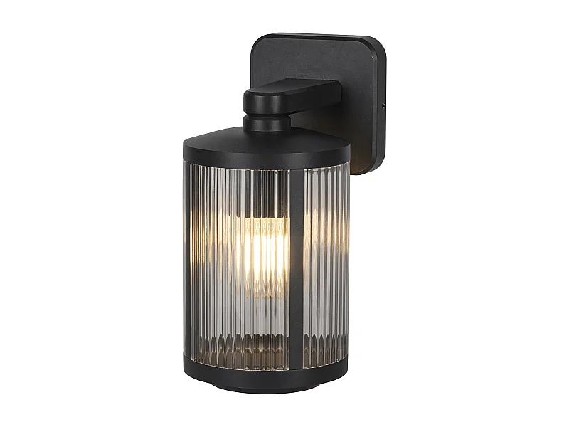 Applique murale d'extérieur VELADA noir E27 H29cm