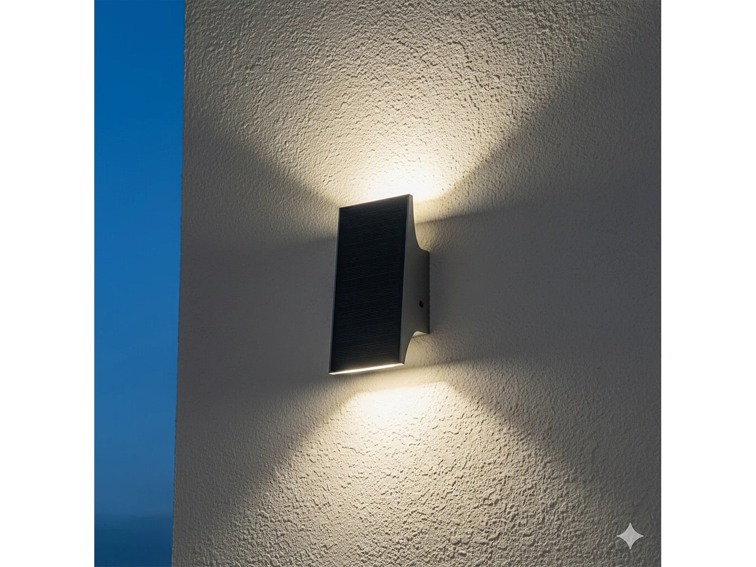 Applique murale solaire DAYLOR H21cm