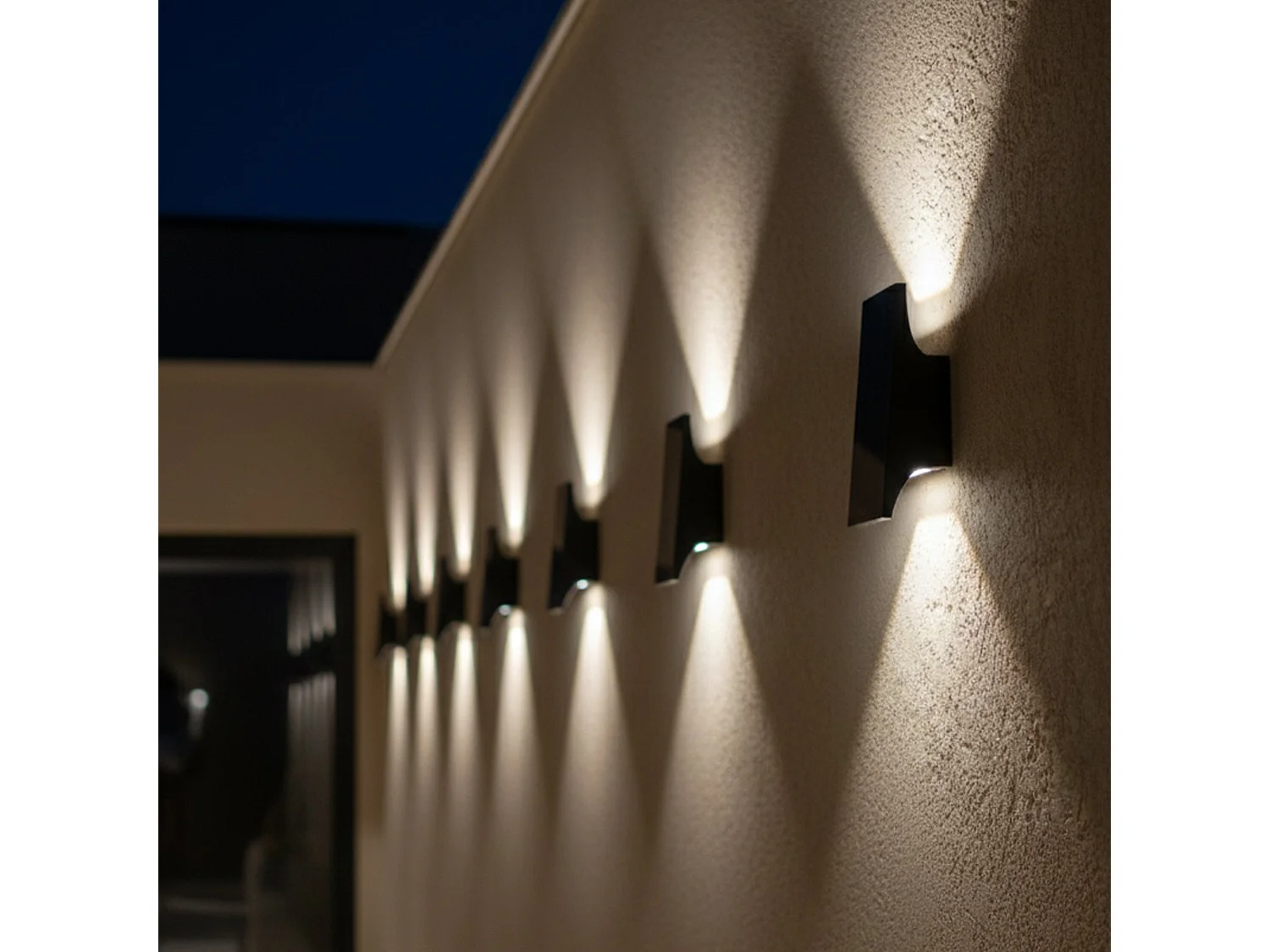 Applique murale solaire DAYLOR H21cm