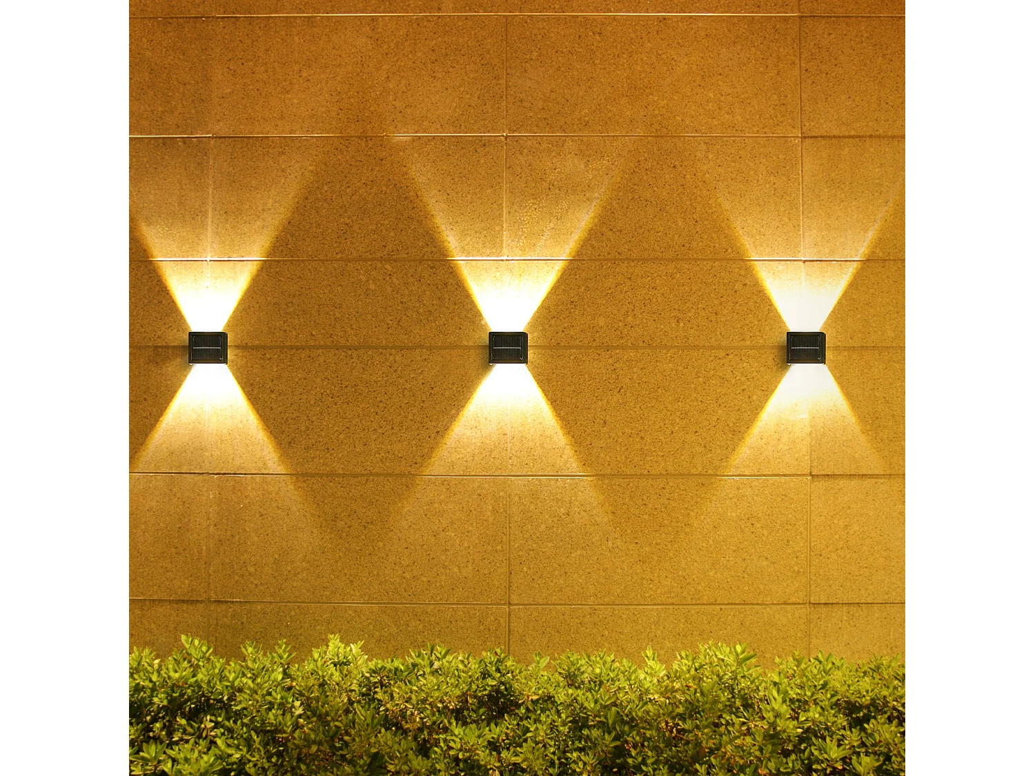 4 Appliques solaires DAXY H6cm