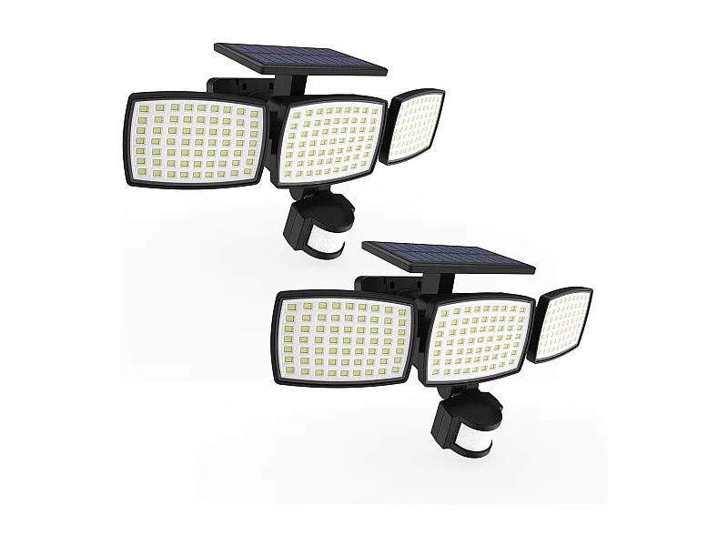 2 Projecteurs solaires sensor SPARKY 700LM