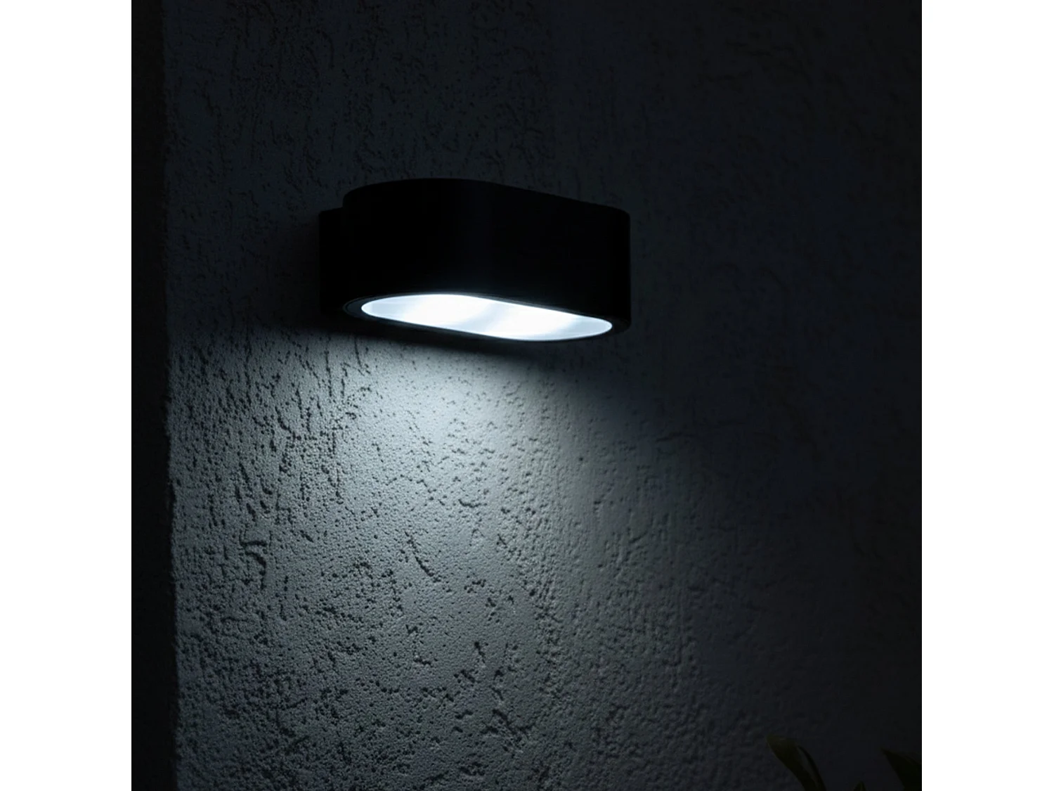 Applique murale solaire NOXIS noir sensor H6cm