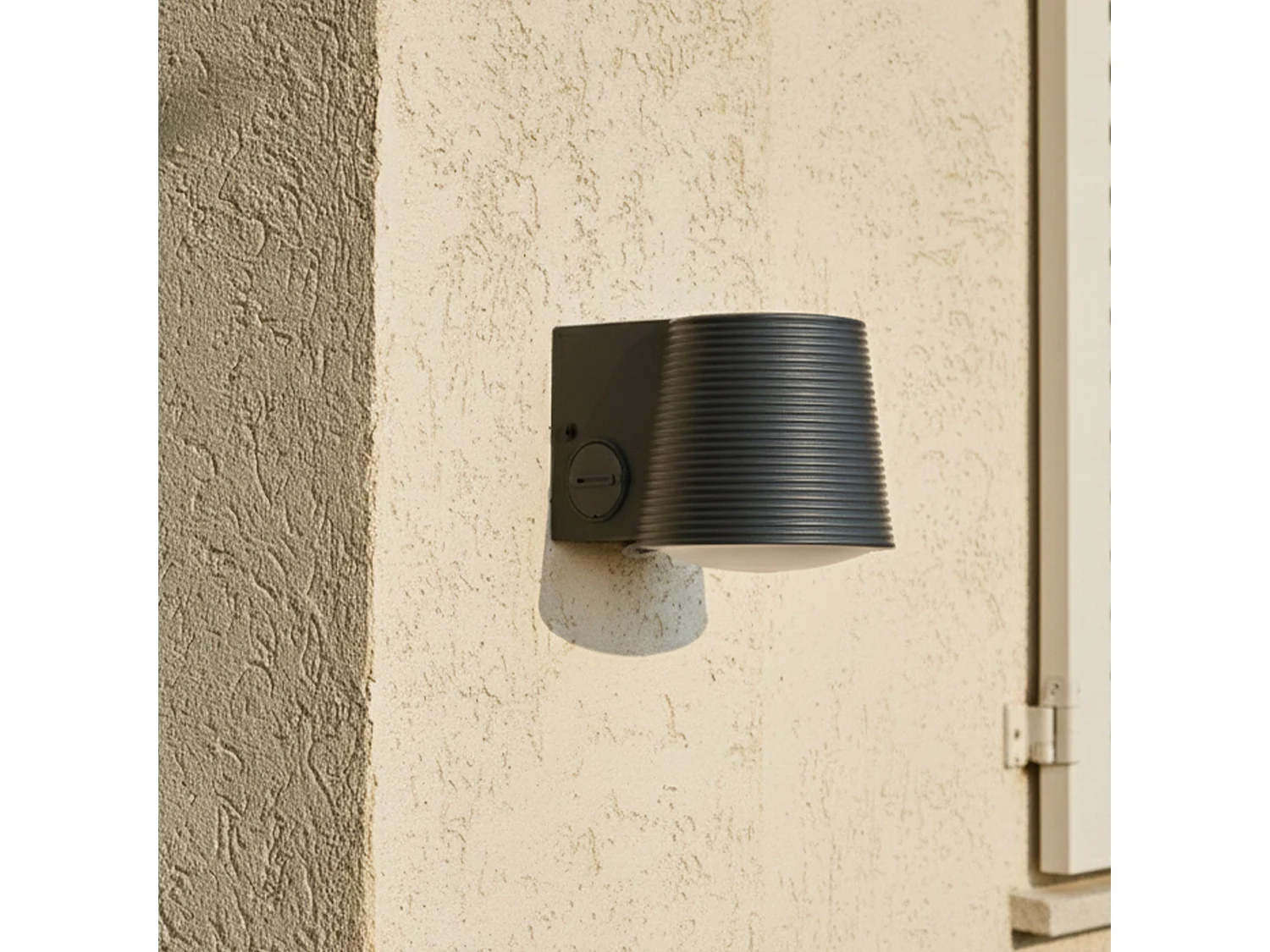 Applique murale solaire SOLINE gris sensor H11cm