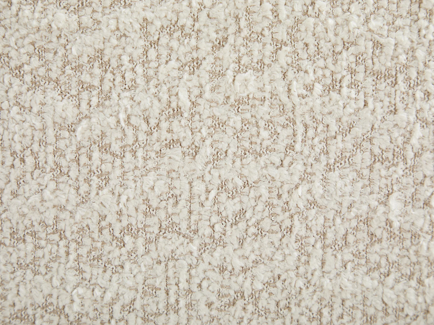 Lit coffre 140 x 200 cm – Tissu bouclette – Beige - DILUDO