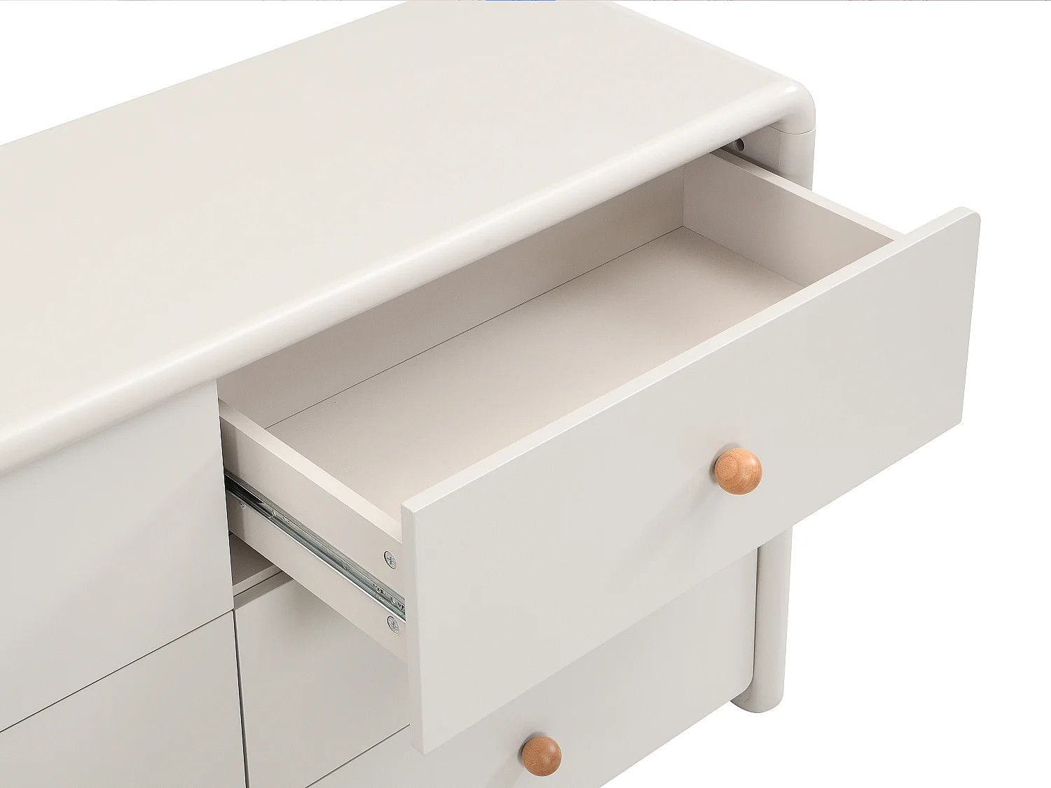 Commode avec 6 tiroirs - Beige - SELORINA