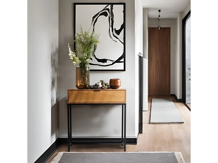 Coiffeuse Petra 1T Chêne / Noire