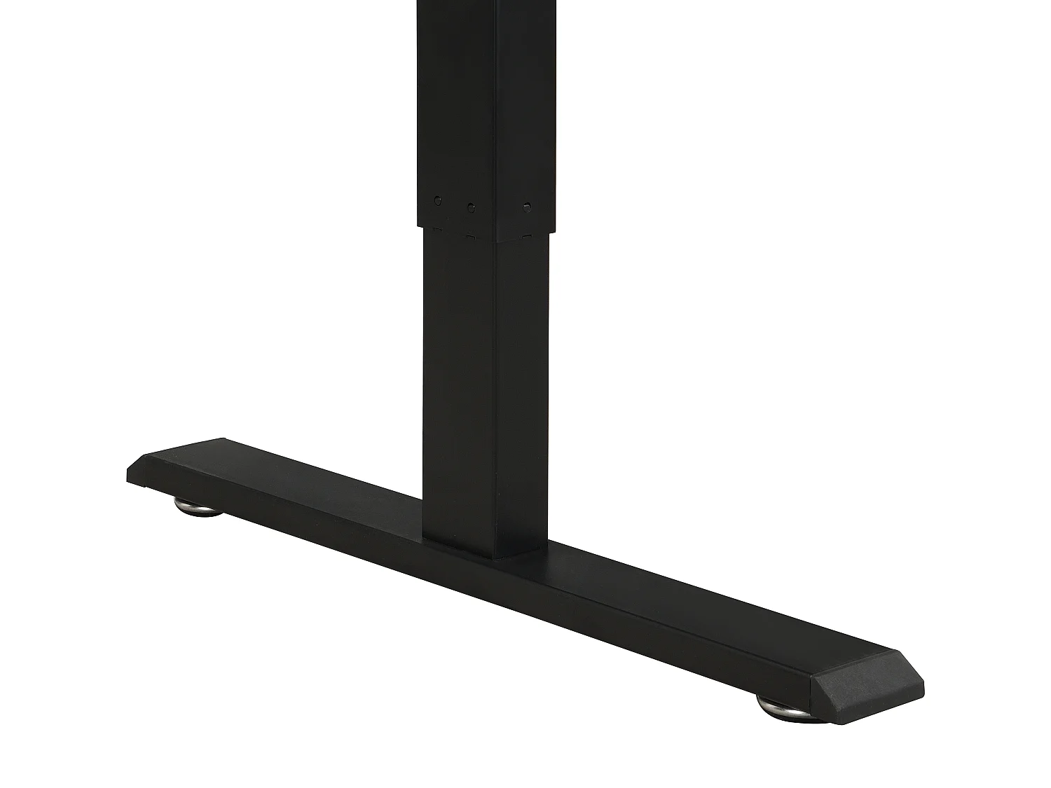 Bureau assis debout électrique – Hauteur réglable – Coloris : Naturel et noir – ELAVANO