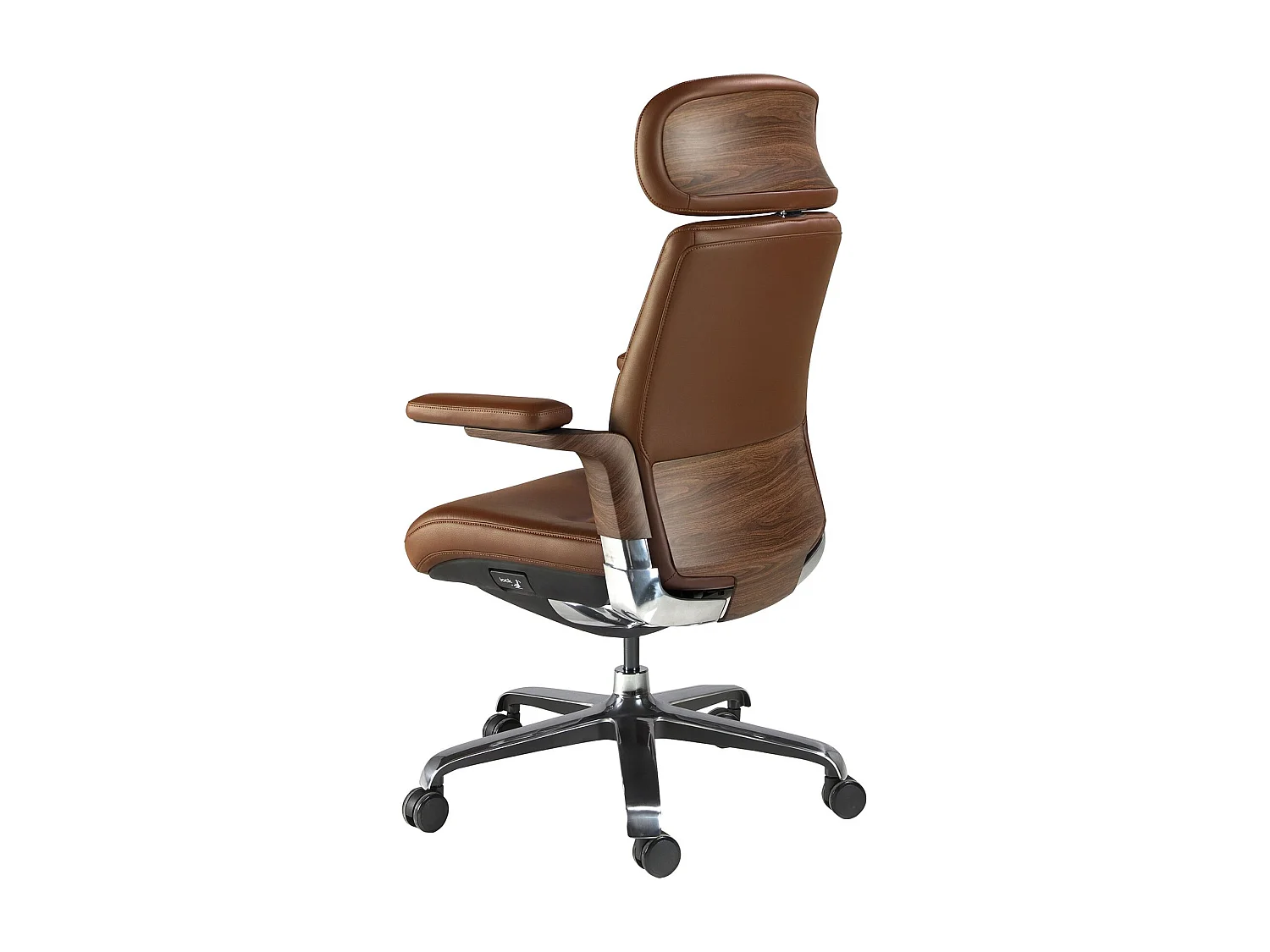 Fauteuil de bureau pivotant en similicuir marron 4211 ANGEL CERDA