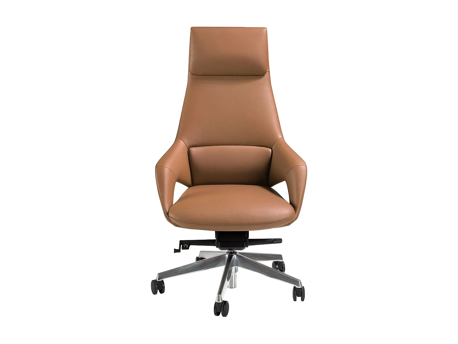 Fauteuil de bureau pivotant en similicuir marron 4209 ANGEL CERDA