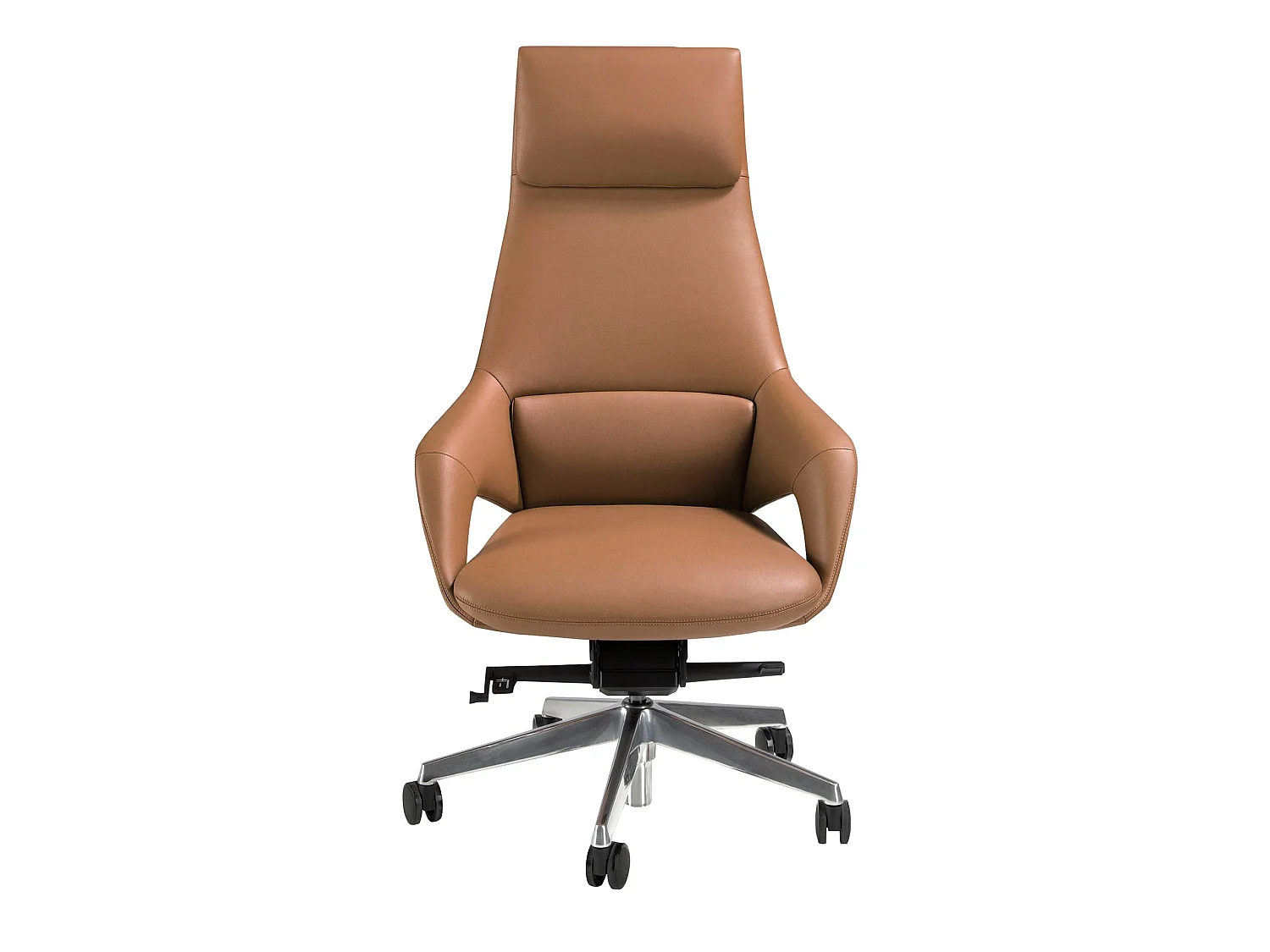 Fauteuil de bureau pivotant en similicuir marron 4209 ANGEL CERDA