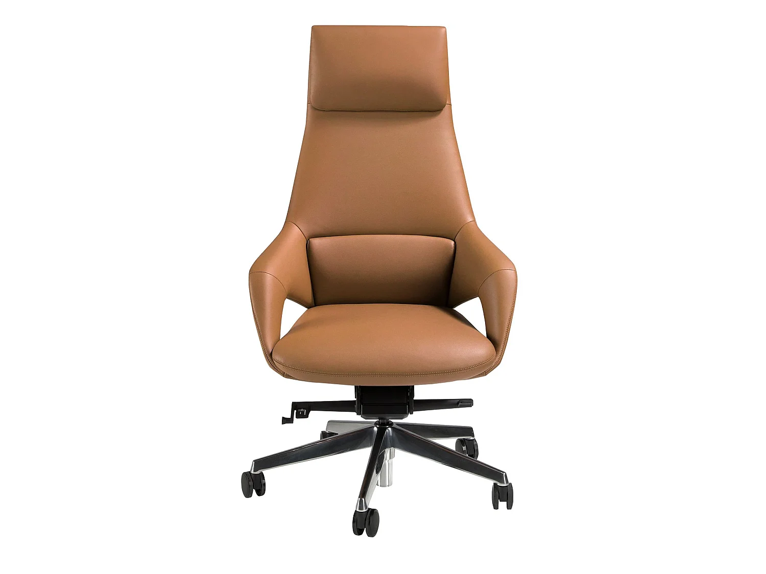 Fauteuil de bureau pivotant en similicuir marron 4209 ANGEL CERDA