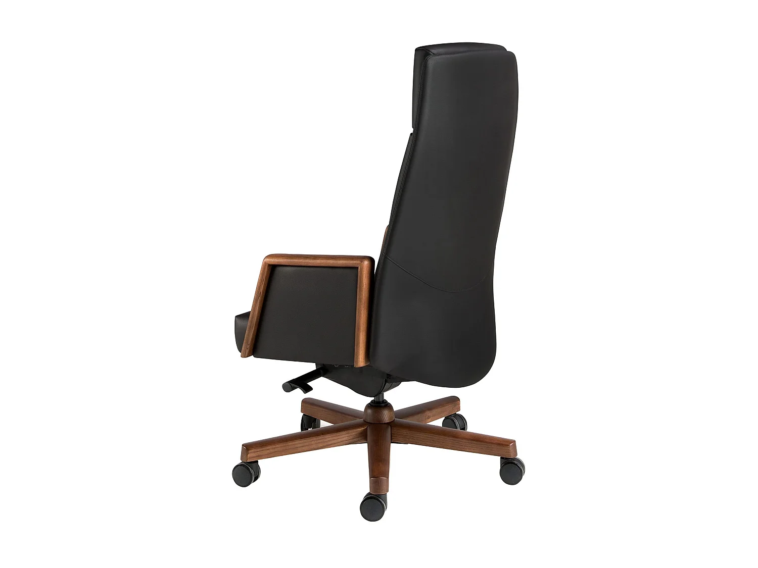 Fauteuil de bureau pivotant en similicuir noir 4214 ANGEL CERDA