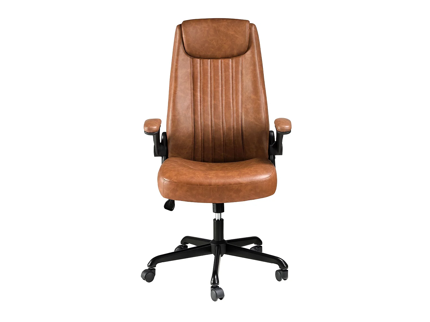 Fauteuil de bureau pivotant en similicuir marron 4223 ANGEL CERDA