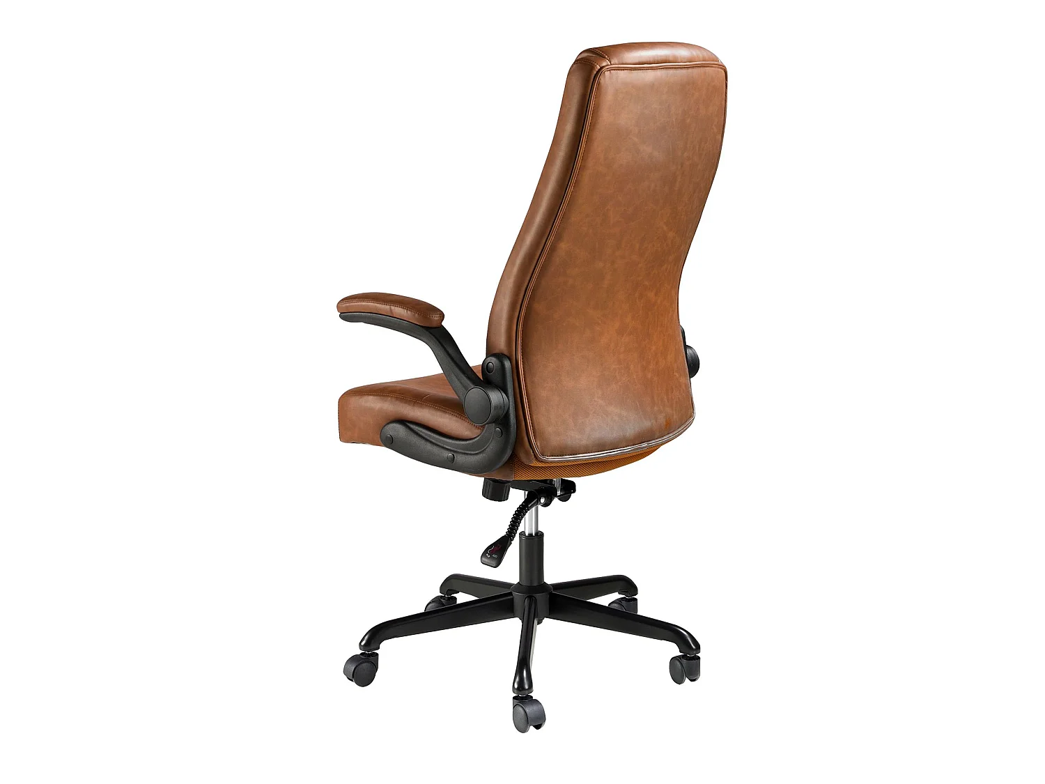 Fauteuil de bureau pivotant en similicuir marron 4223 ANGEL CERDA