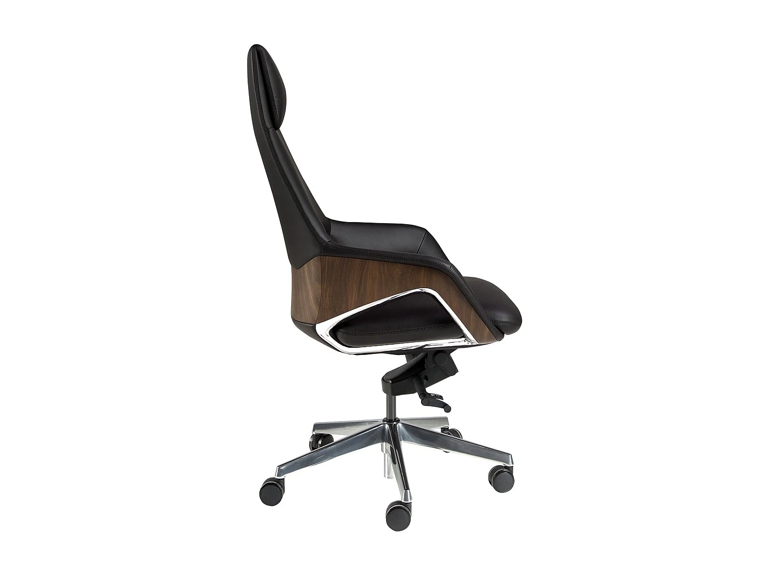 Cadeira giratória de escritório em couro sintético preto 4210 ANGEL CERDA