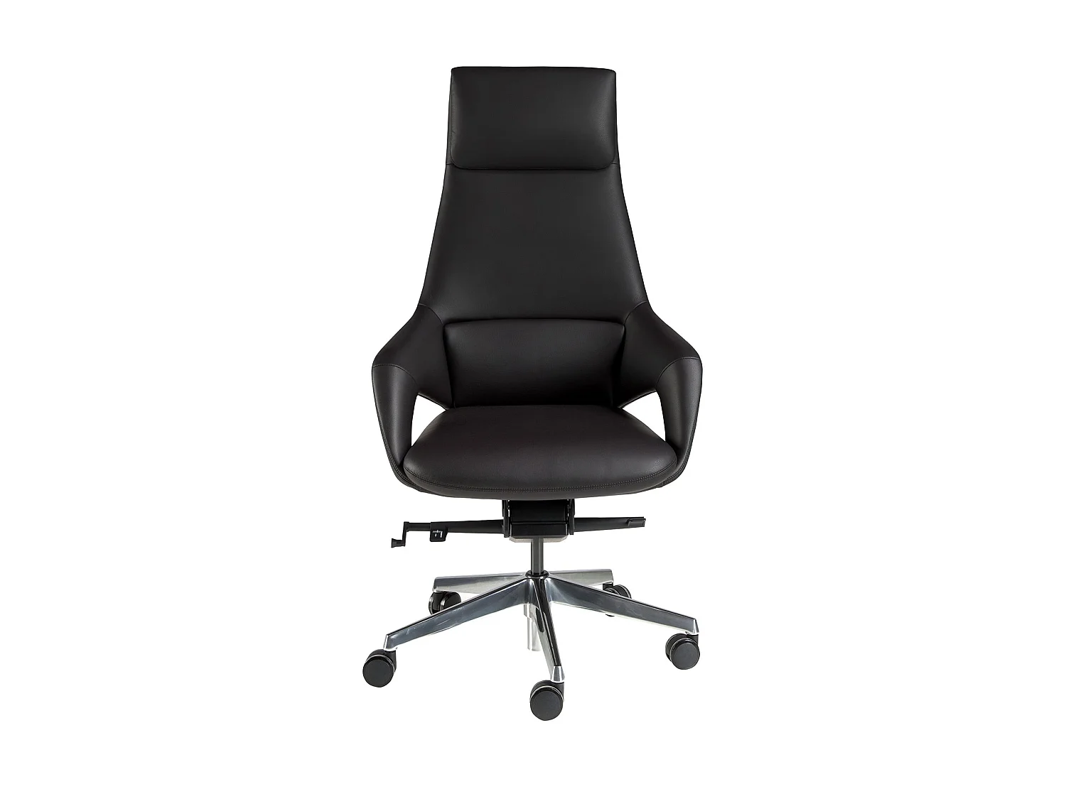 Fauteuil de bureau pivotant en similicuir noir 4210 ANGEL CERDA