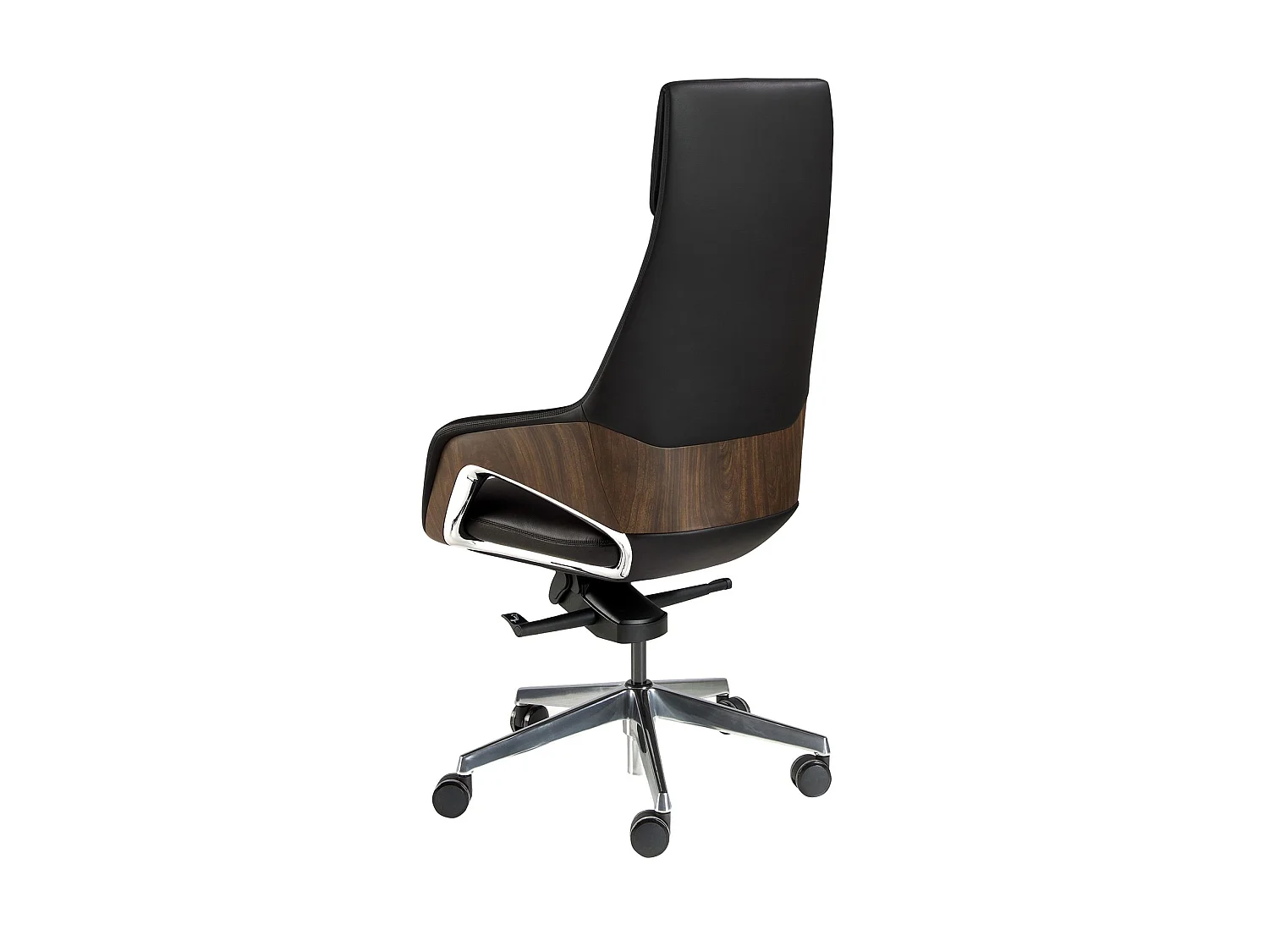 Fauteuil de bureau pivotant en similicuir noir 4210 ANGEL CERDA