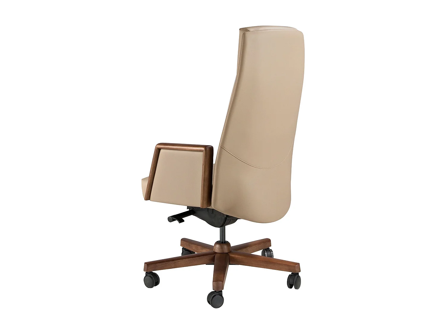 Fauteuil de bureau pivotant en similicuir vison 4213 ANGEL CERDA