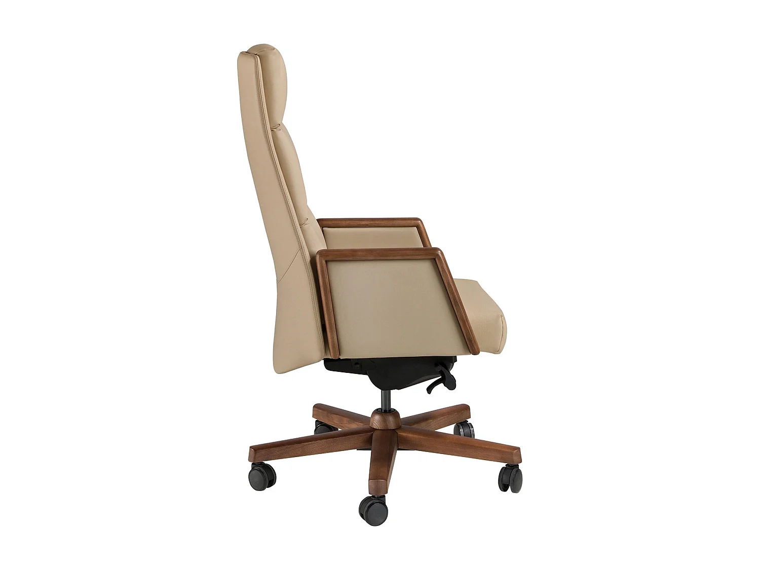 Fauteuil de bureau pivotant en similicuir vison 4213 ANGEL CERDA