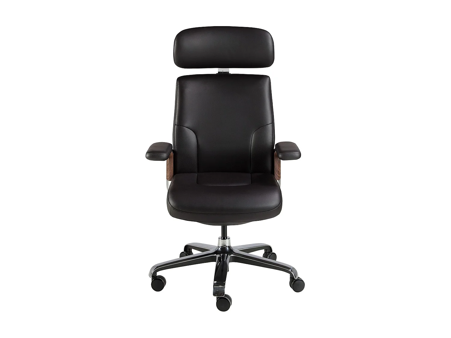 Fauteuil de bureau pivotant en similicuir noir 4212 ANGEL CERDA