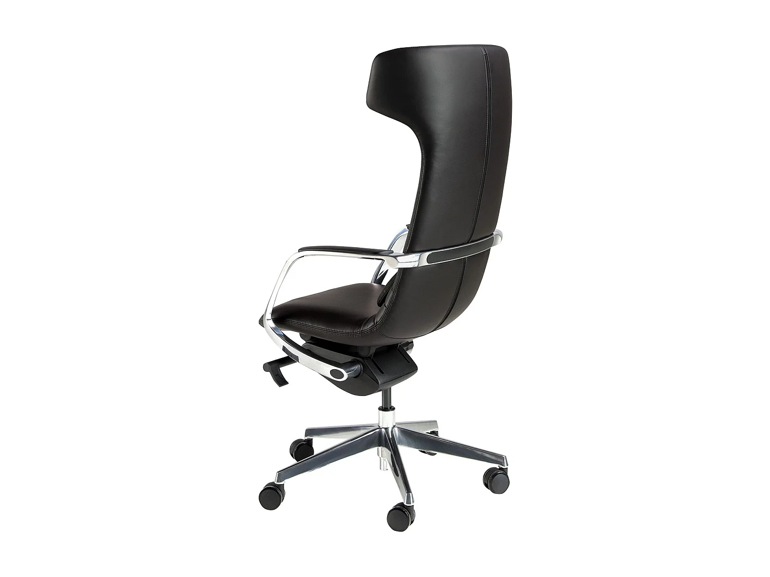 Fauteuil de bureau pivotant en similicuir noir 4215 ANGEL CERDA