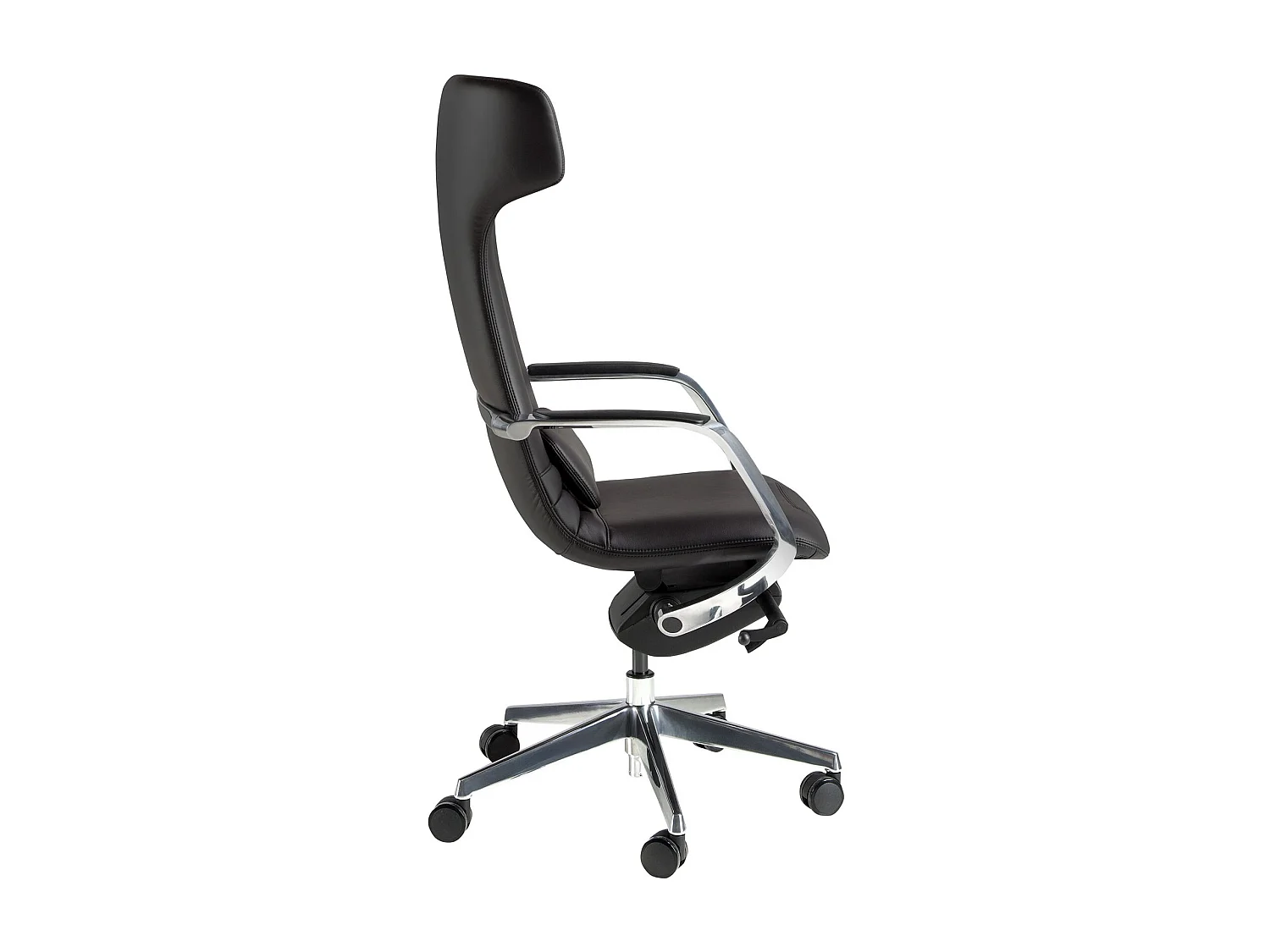 Fauteuil de bureau pivotant en similicuir noir 4215 ANGEL CERDA