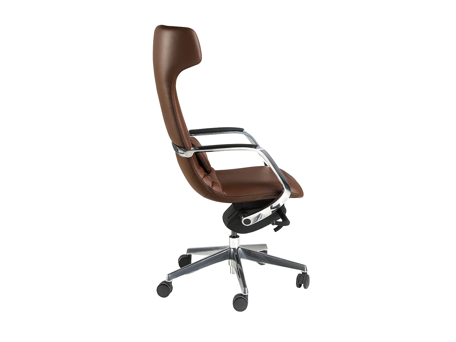 Fauteuil de bureau pivotant en similicuir marron 4216 ANGEL CERDA