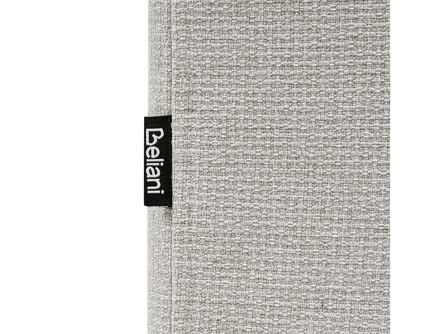 Lit ottoman sans tête de lit Tissu DINAN 140 x 200 cm Beige clair