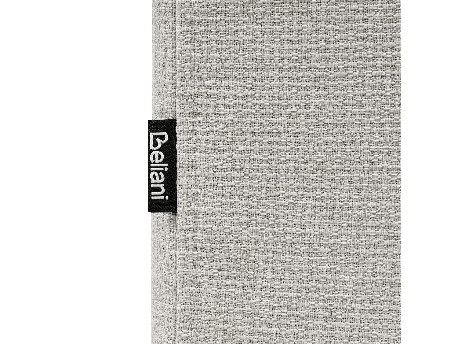 Lit ottoman sans tête de lit Tissu DINAN 140 x 200 cm Beige clair