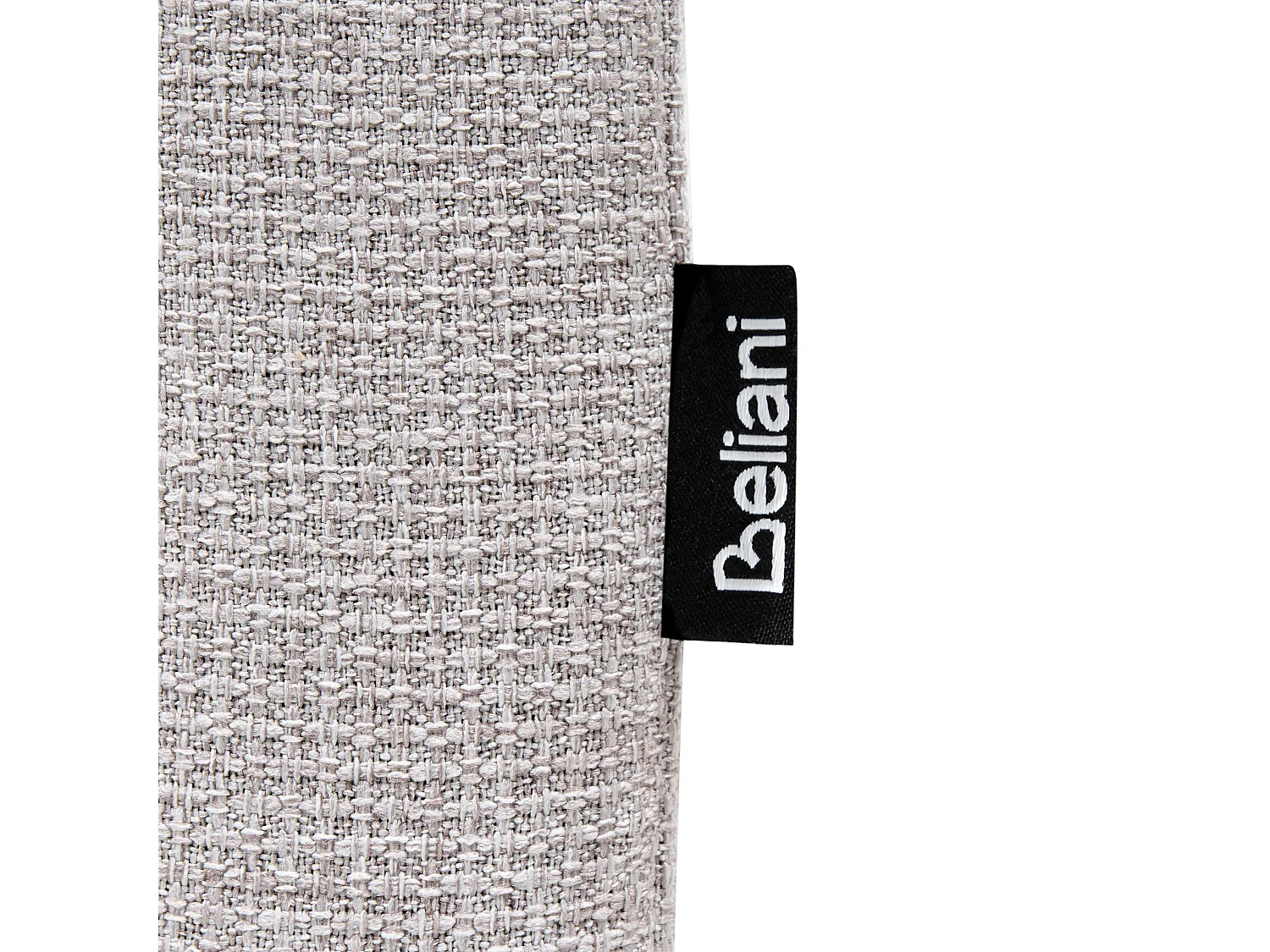 Lit ottoman sans tête de lit Tissu DINAN 160 x 200 cm Gris clair