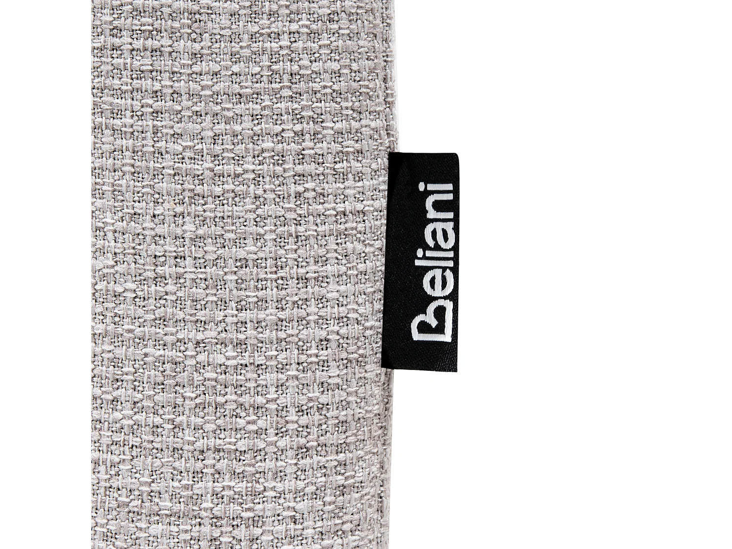 Lit ottoman sans tête de lit Tissu DINAN 160 x 200 cm Gris clair