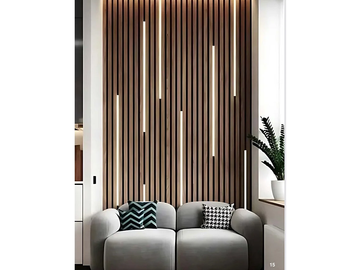 Bande LED silicone 220 volt sans transformateur pour panneaux acoustiques, profondeur 1 cm, épaisseur 1.3 cm.