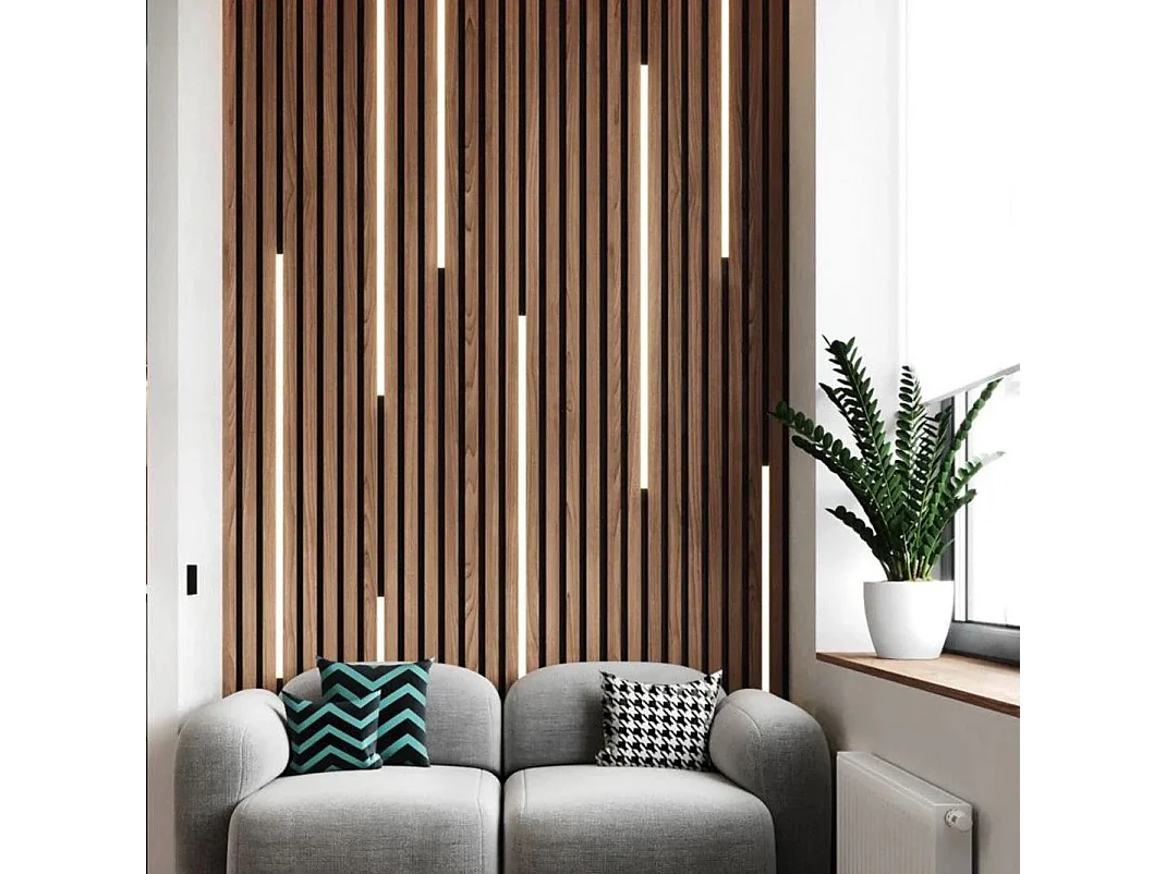 Bande LED silicone 220 volt sans transformateur pour panneaux acoustiques, profondeur 1 cm, épaisseur 1.3 cm.