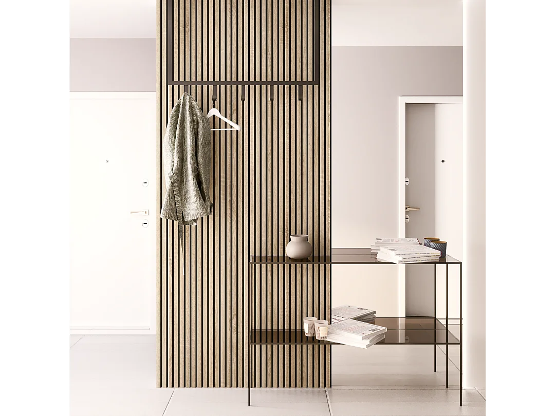 Protocole Home - Panneaux acoustiques décoratifs BELLA PRO 278 x 60 cm (MDF et feutrine acoustique).