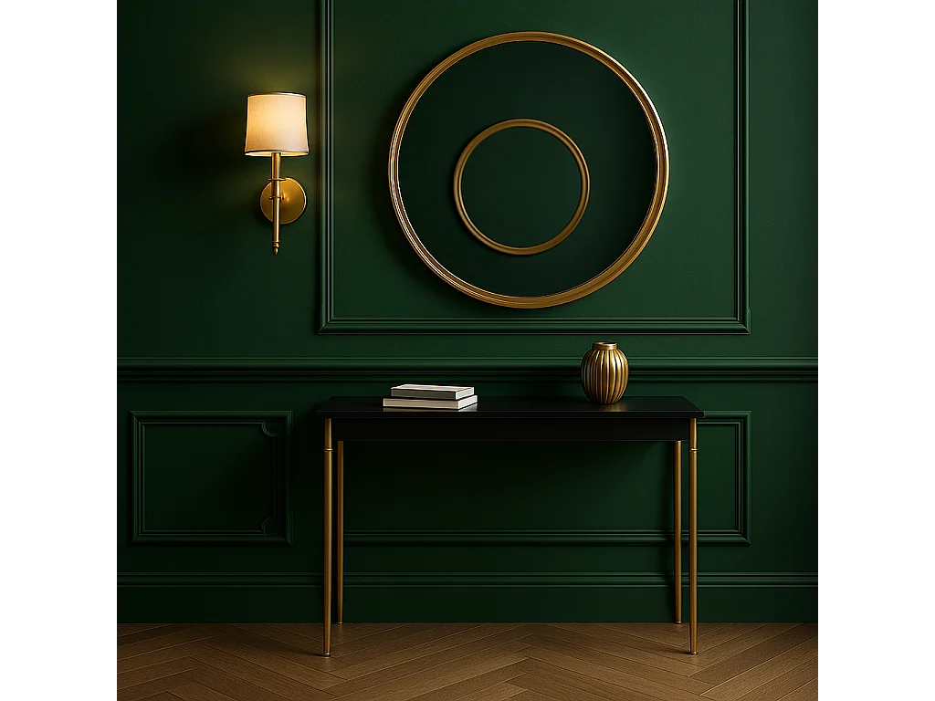 Protocole Home - Moulure murale peignable en polymère blanc mat 2400 x 25 x 15 mm.