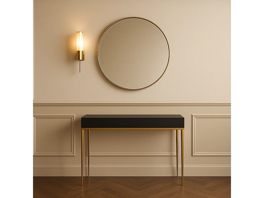 Protocole Home - Moulure murale peignable en polymère blanc mat 2400 x 25 x 15 mm.