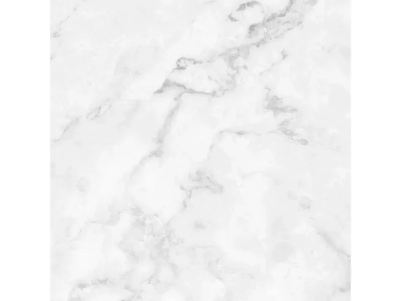 Crédence cuisine en aluminium - effet marbre blanc - 360x50 cm (en 3 bandeaux)