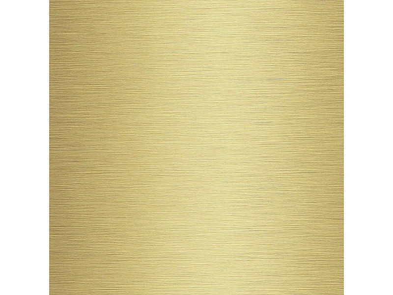 Crédence cuisine en aluminium - effet industriel doré - 240x50 cm (en 2 bandeaux)