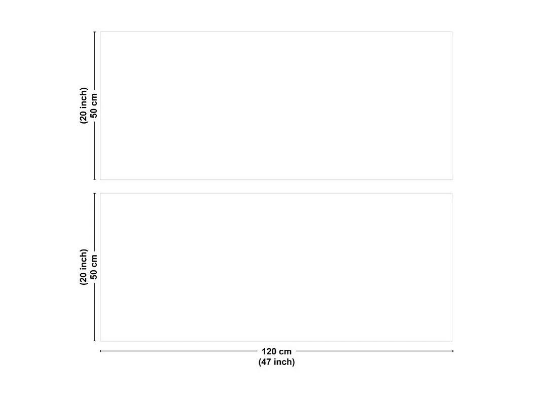 Crédence cuisine en aluminium - essentiel blanc - 240x50 cm (en 2 bandeaux)