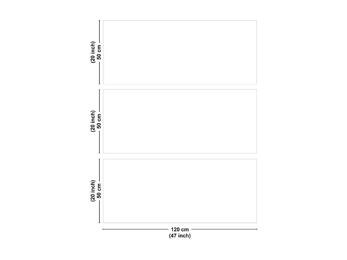 Crédence cuisine en aluminium - essentiel blanc - 360x50 cm (en 3 bandeaux)