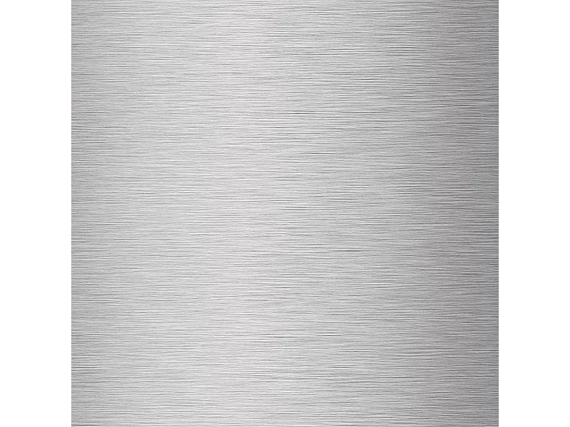 Crédence cuisine en aluminium - effet industriel gris - 360x50 cm (en 3 bandeaux)