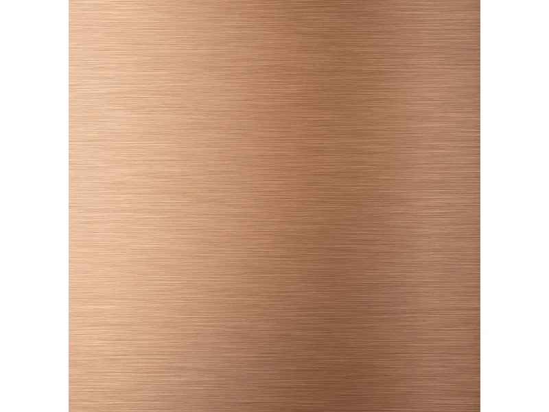 Crédence cuisine en aluminium - effet industriel cuivre - 240x50 cm (en 2 bandeaux)