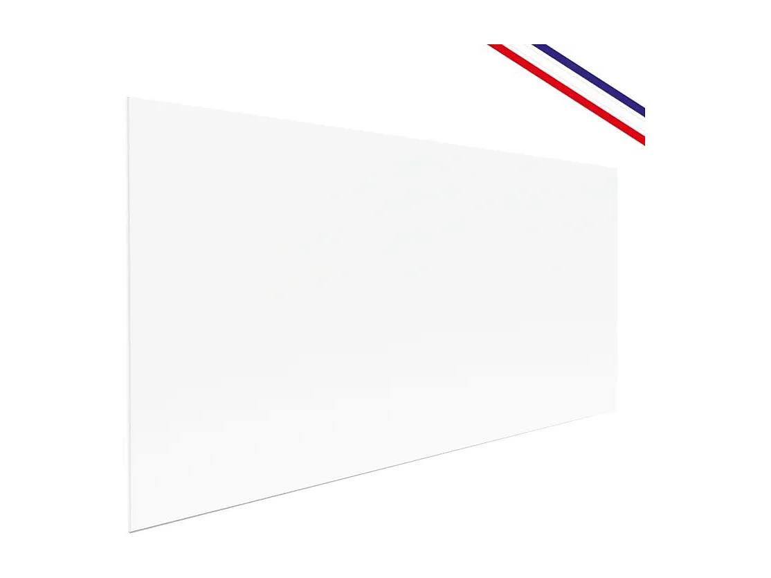 Crédence cuisine en aluminium - essentiel blanc - 300x20 cm (en 3 bandeaux)