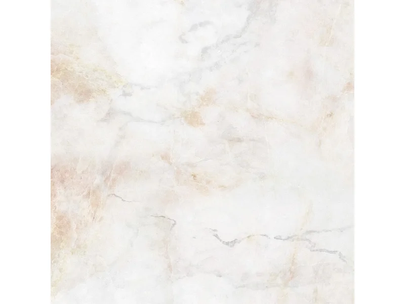 Crédence cuisine en aluminium - effet marbre beige - 200x20 cm (en 2 bandeaux)