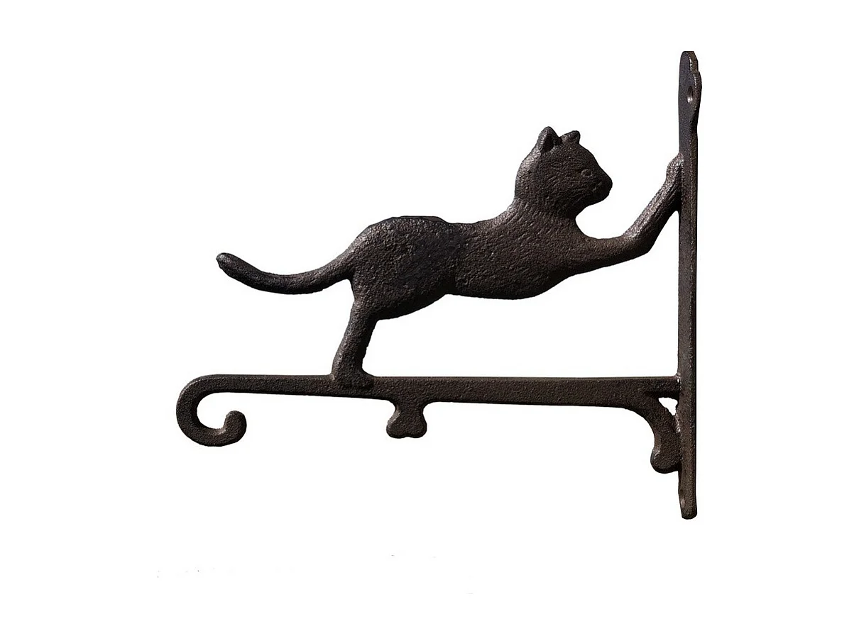 Potence murale fonte marron 26 x 23 cm