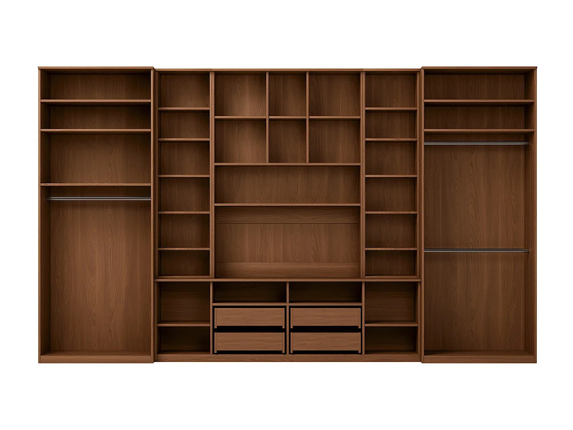 Meuble de séjour complet avec grandes armoires et rangements hauts SAWA – Direct fabricant EMEBLAST