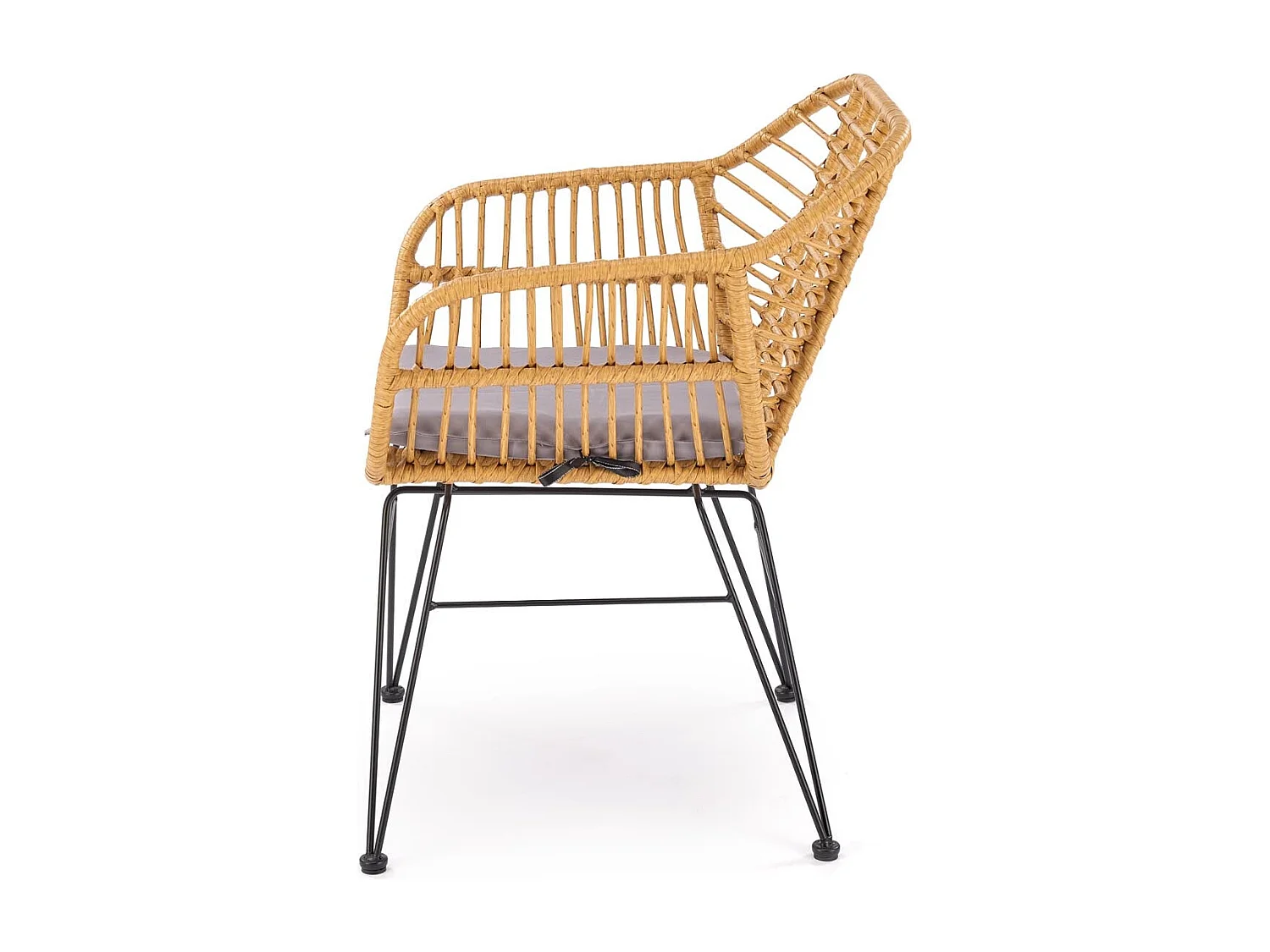 Chaise d'extérieur en rotin synthétique 55x42 cm