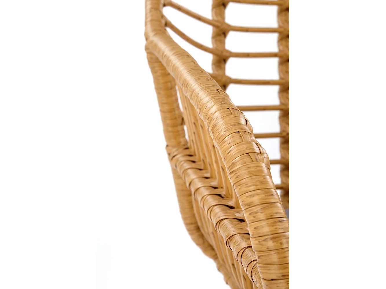 Chaise d'extérieur en rotin synthétique 55x42 cm